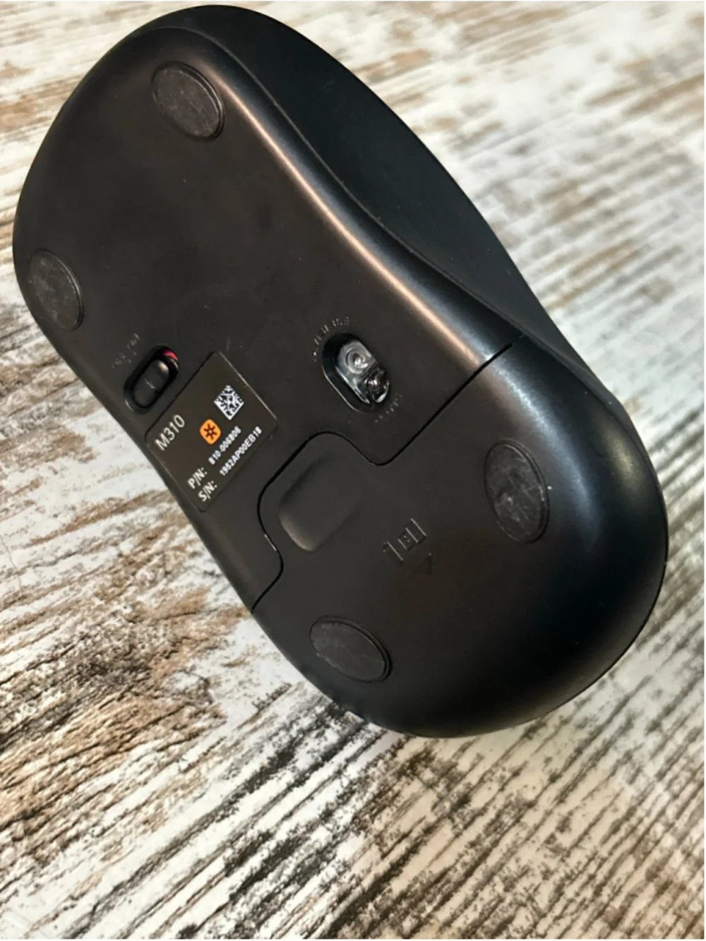 Logitech M310 Wireless Optical Mouse One Size Black